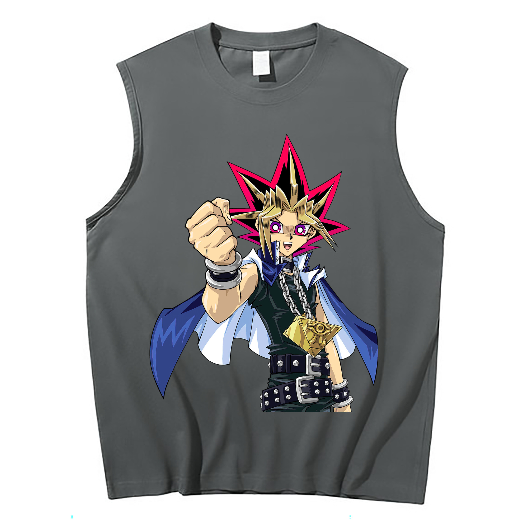 （画像用） 遊☆戯☆王 Yu-Gi-Oh! コットン100％タンクトップ（フロントプリント）